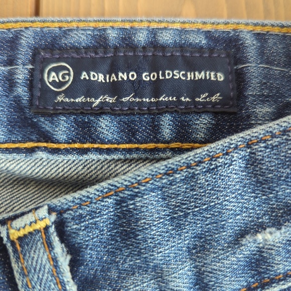 AG Adriano Goldschmied Tomboy Boyfriend Fit  Distressed Jeans  - Picture 6 of 12